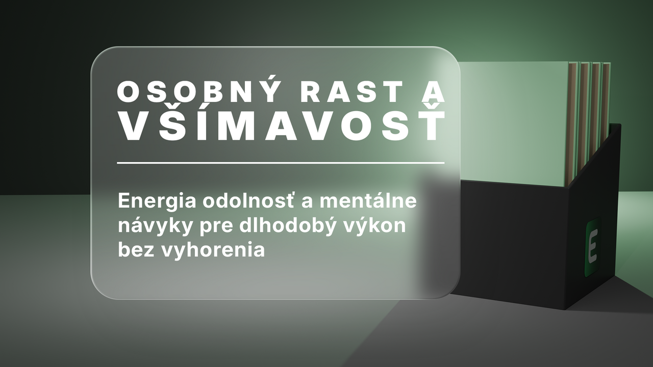 Osobný rast a všímavosť